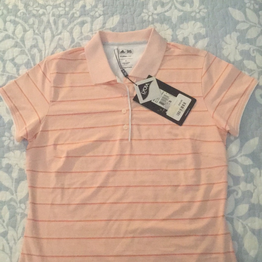 Adidas climalite women’s golf polo shirt Size S